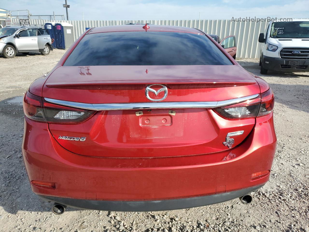 2016 Mazda 6 Grand Touring Red vin: JM1GJ1W51G1454914