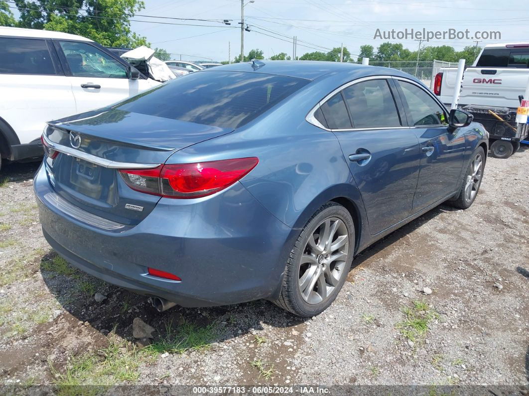 2015 Mazda Mazda6 I Grand Touring Blue vin: JM1GJ1W52F1212468