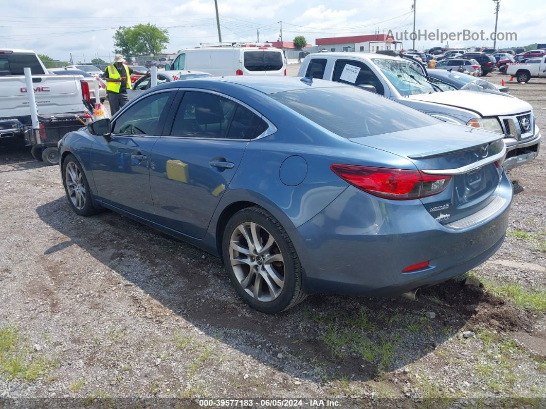 2015 Mazda Mazda6 I Grand Touring Blue vin: JM1GJ1W52F1212468