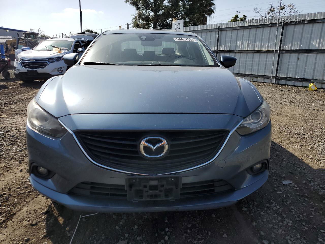 2015 Mazda 6 Grand Touring Blue vin: JM1GJ1W52F1221350