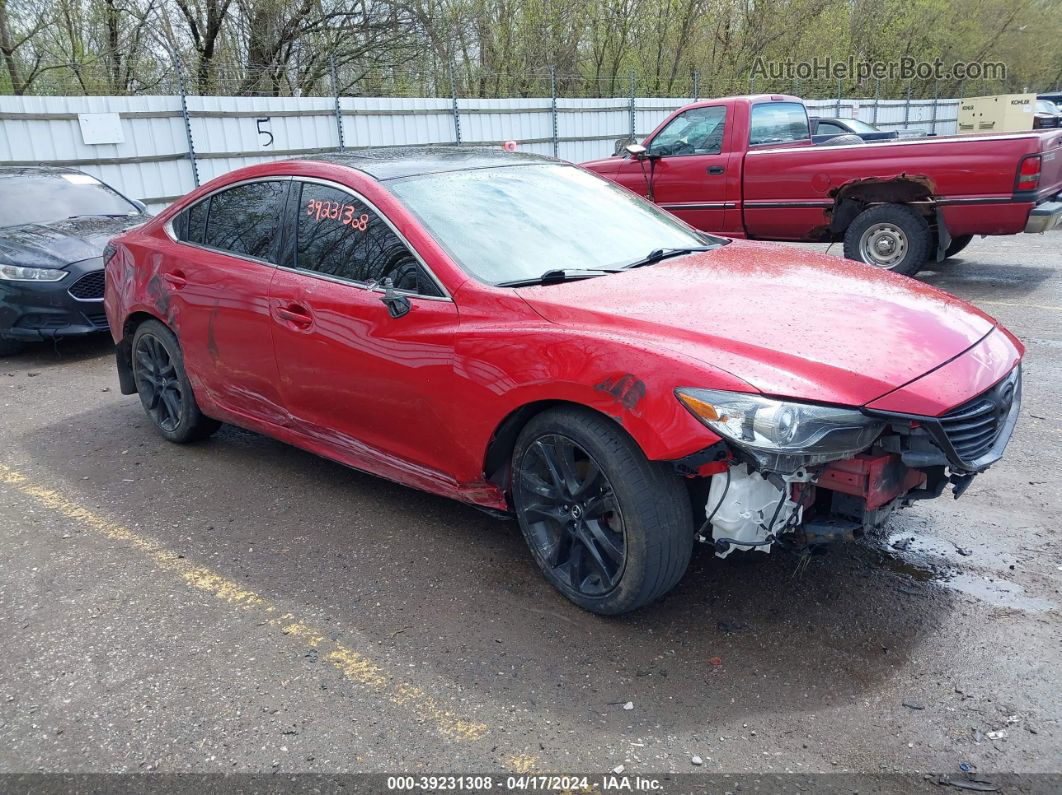 2015 Mazda Mazda6 I Grand Touring Red vin: JM1GJ1W53F1190352