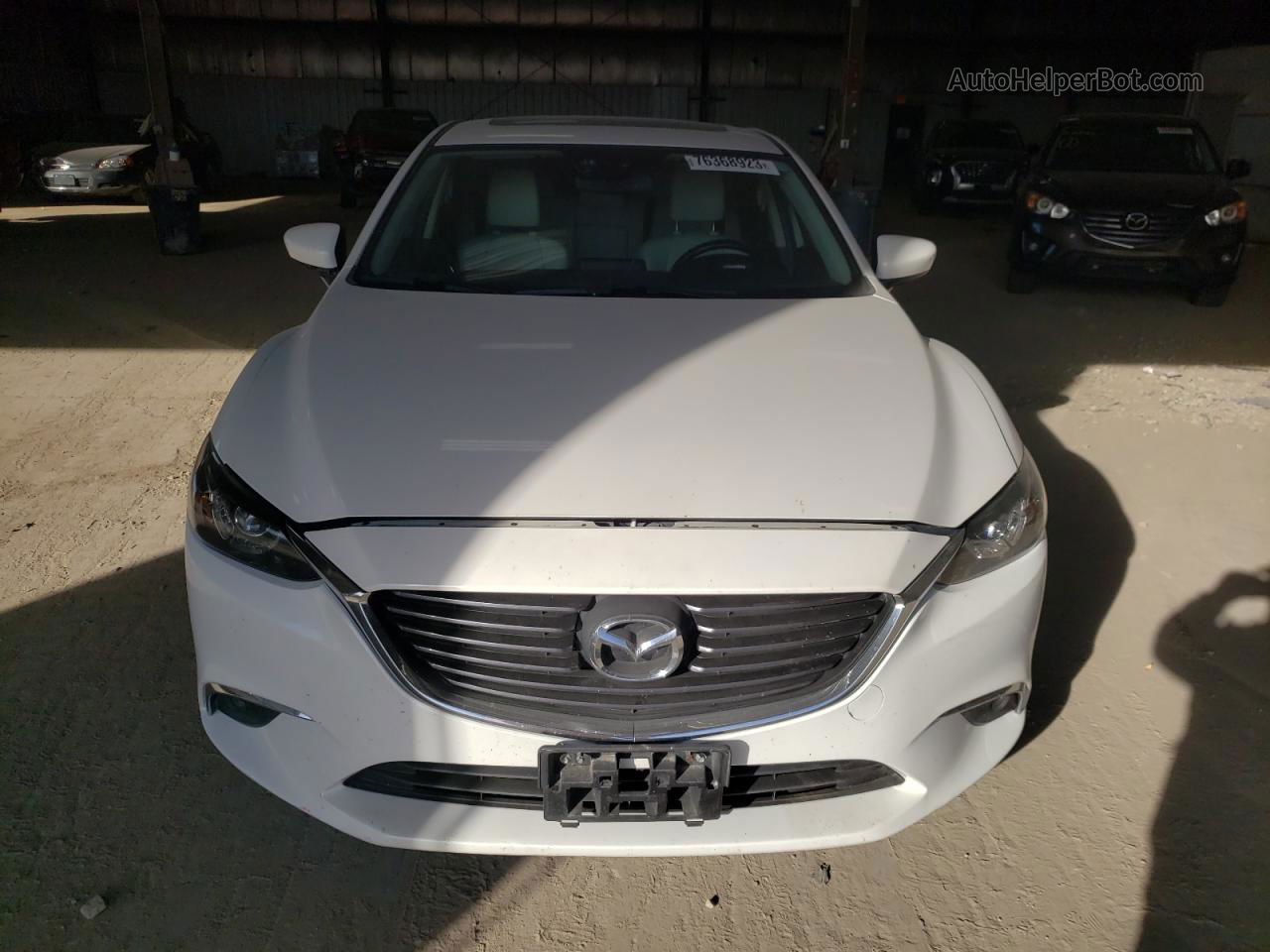 2016 Mazda 6 Grand Touring White vin: JM1GJ1W54G1428890