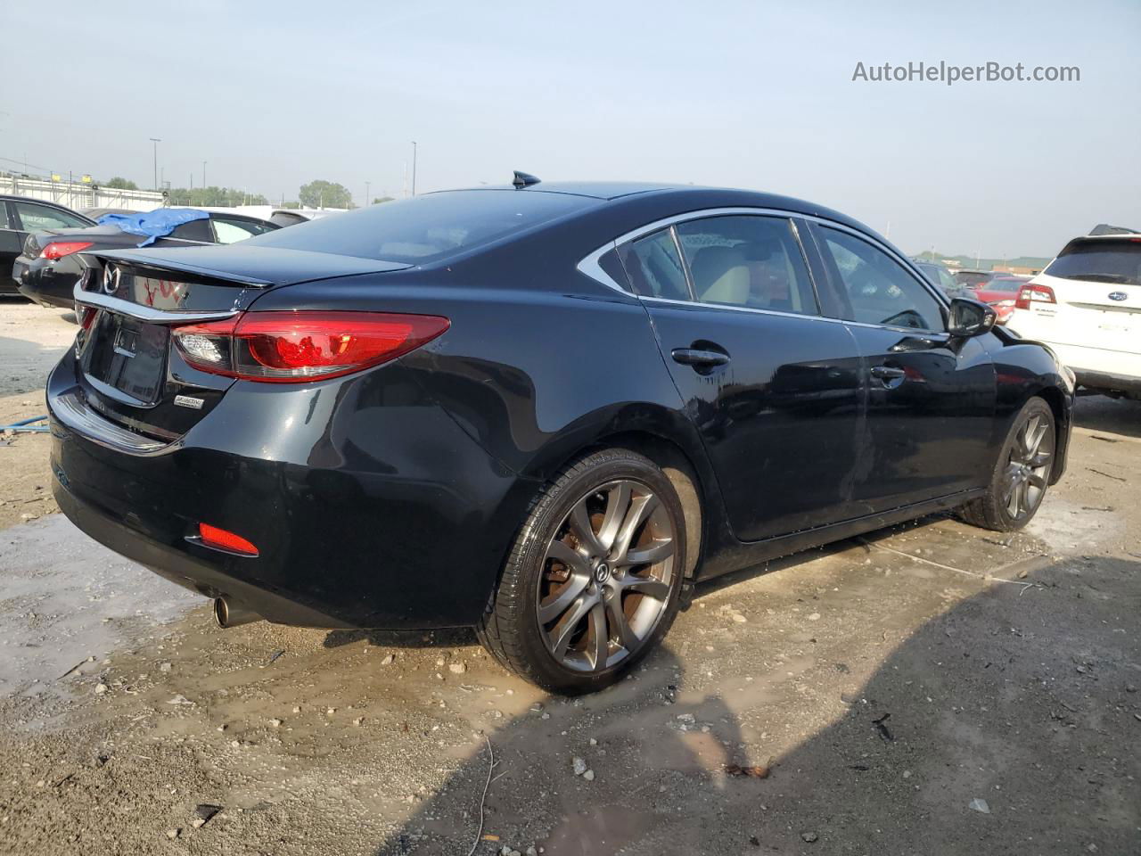 2016 Mazda 6 Grand Touring Черный vin: JM1GJ1W54G1428906