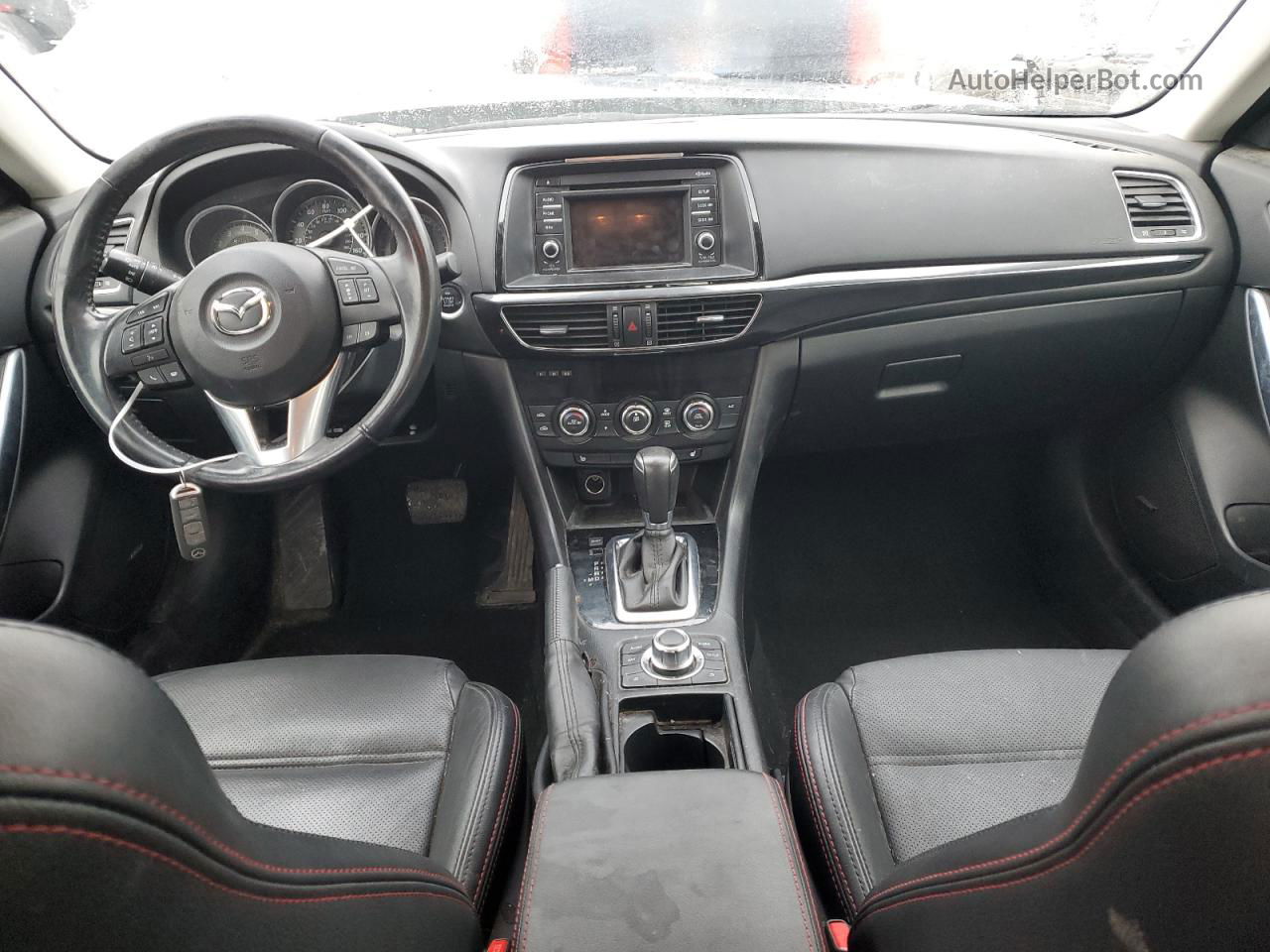 2015 Mazda 6 Grand Touring Синий vin: JM1GJ1W55F1193902