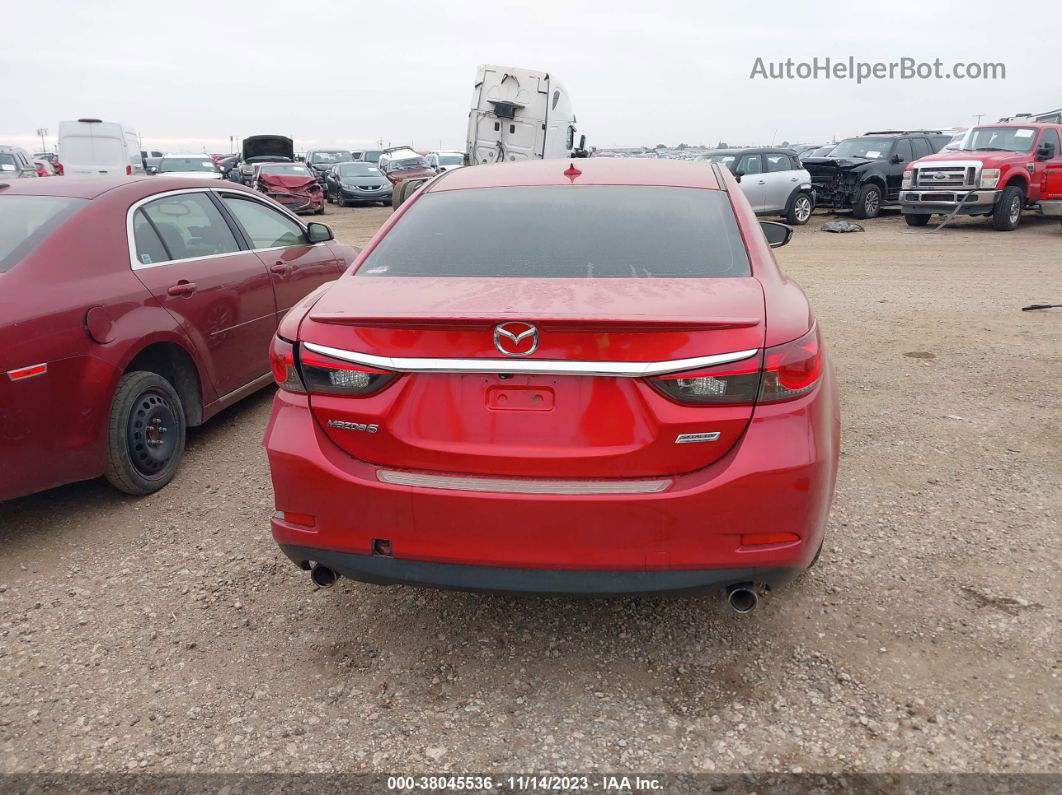 2015 Mazda Mazda6 I Grand Touring Red vin: JM1GJ1W55F1217096