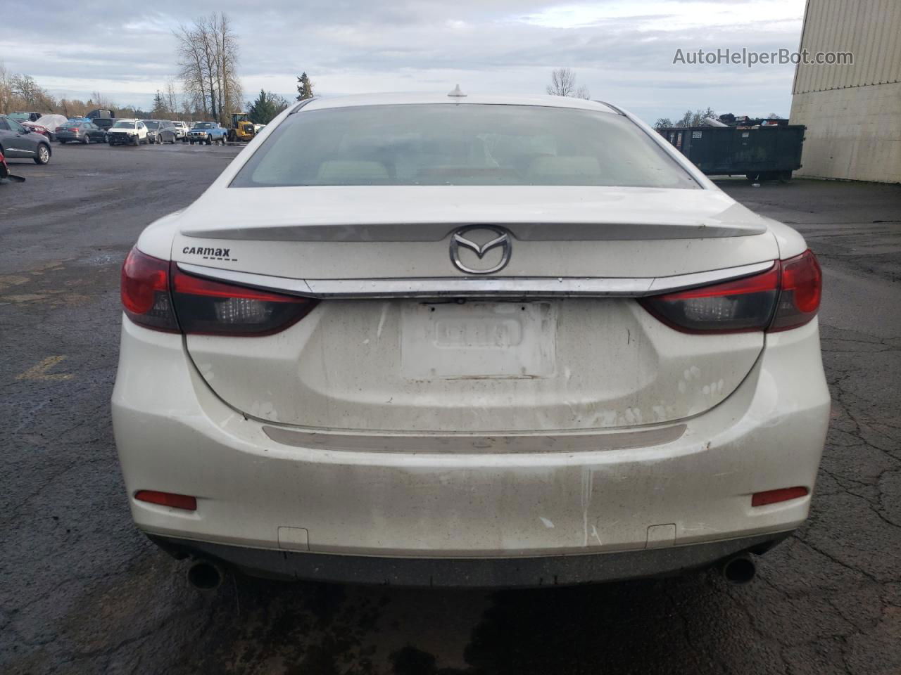 2015 Mazda 6 Grand Touring White vin: JM1GJ1W55F1217762