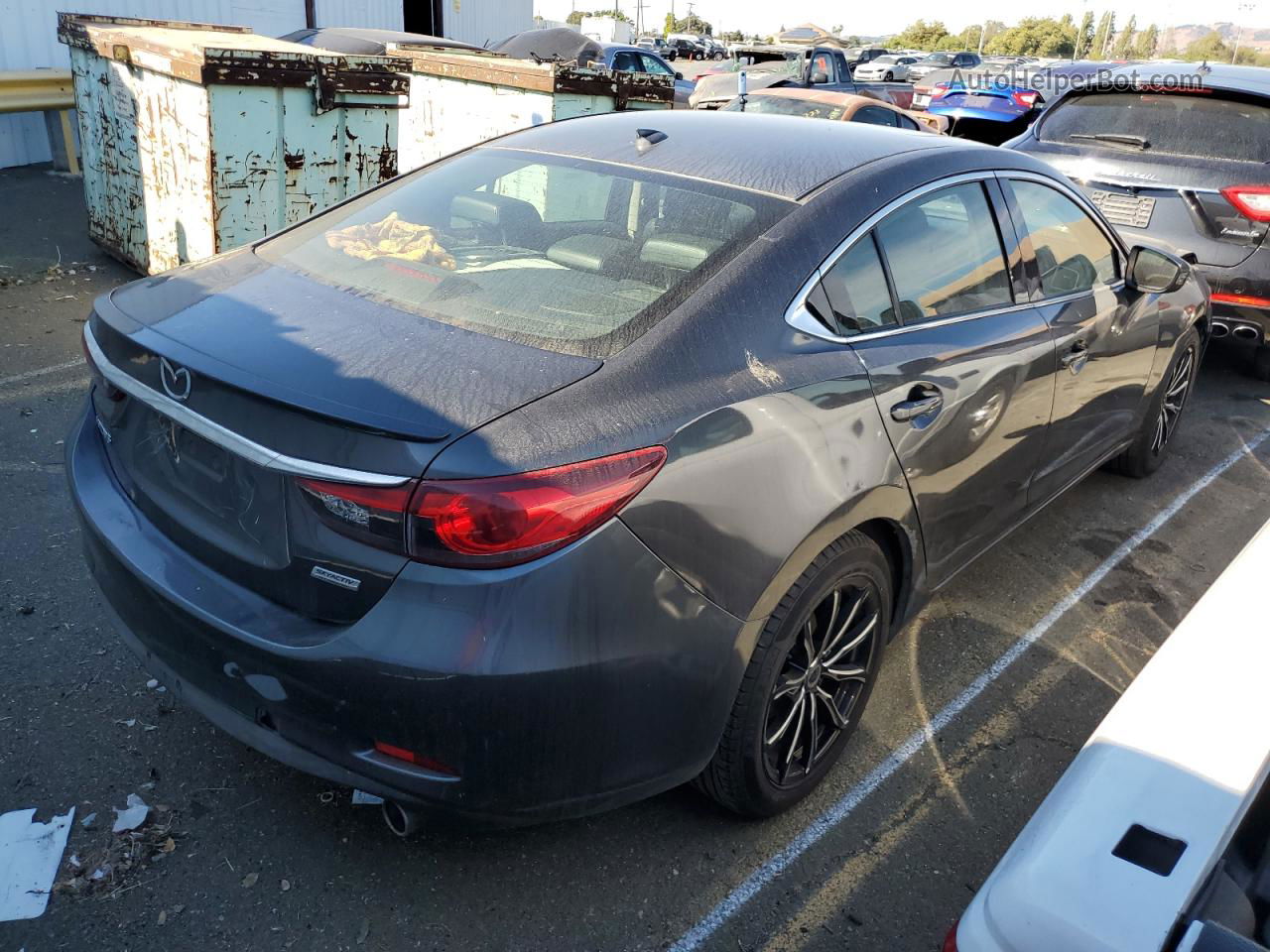 2015 Mazda 6 Grand Touring Gray vin: JM1GJ1W56F1180902