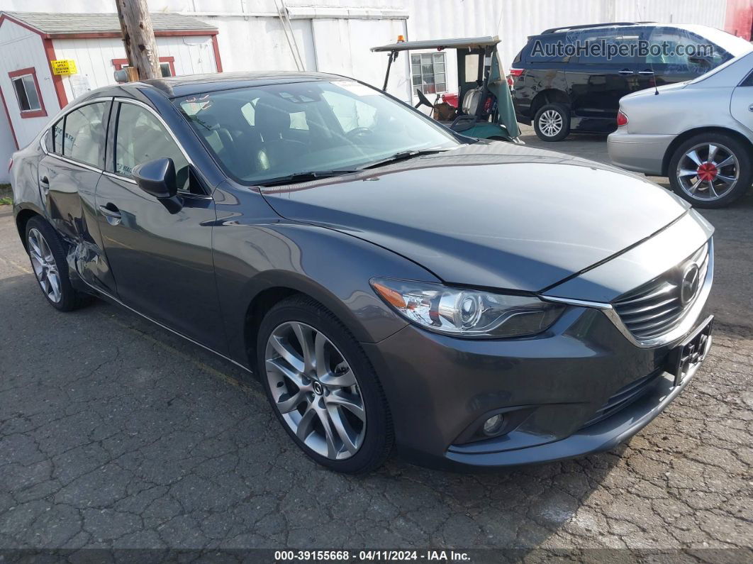 2015 Mazda Mazda6 I Grand Touring Gray vin: JM1GJ1W56F1206978