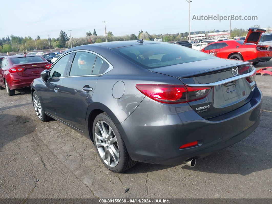 2015 Mazda Mazda6 I Grand Touring Gray vin: JM1GJ1W56F1206978