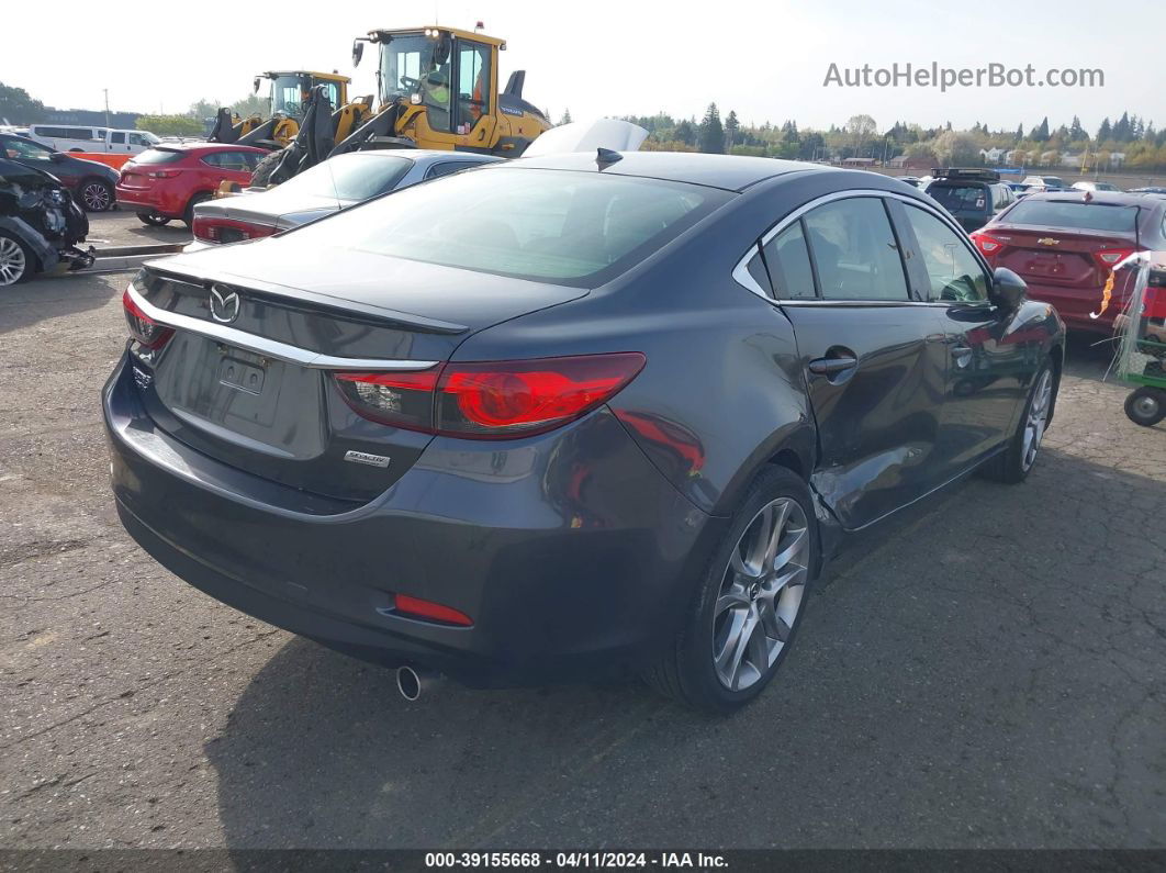 2015 Mazda Mazda6 I Grand Touring Gray vin: JM1GJ1W56F1206978