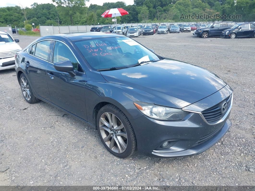 2015 Mazda Mazda6 I Grand Touring Gray vin: JM1GJ1W56F1221500