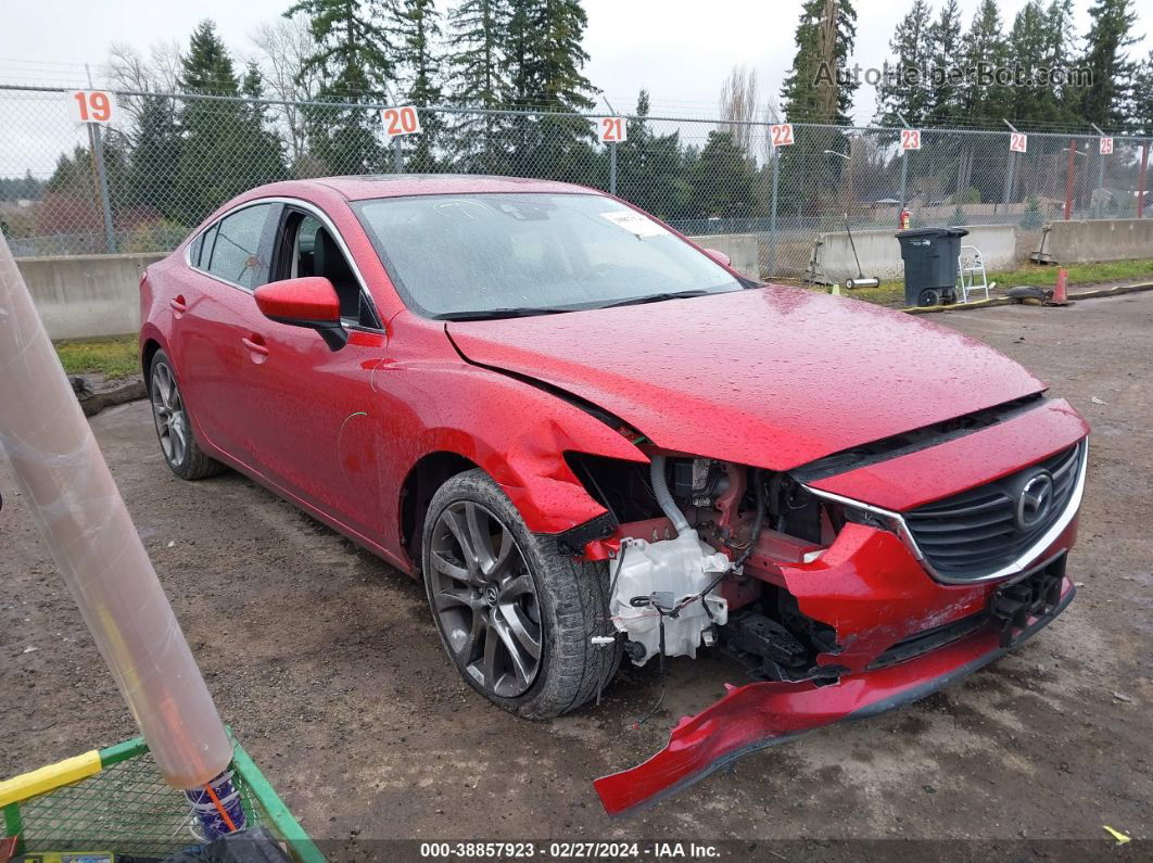 2015 Mazda Mazda6 I Grand Touring Red vin: JM1GJ1W57F1208156