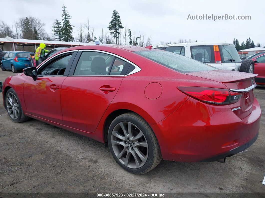 2015 Mazda Mazda6 I Grand Touring Red vin: JM1GJ1W57F1208156