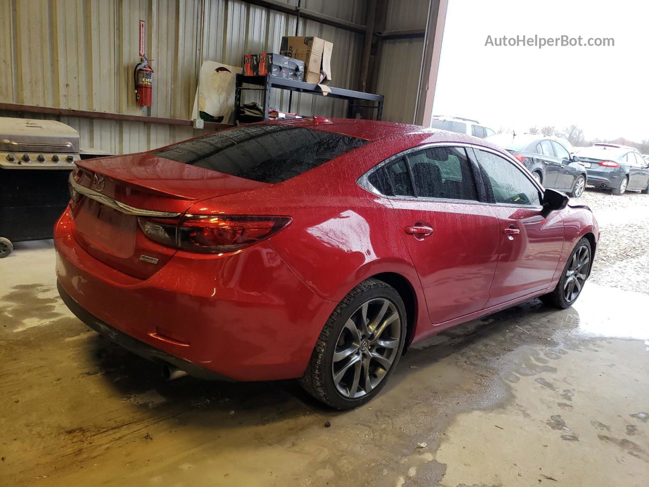 2016 Mazda 6 Grand Touring Red vin: JM1GJ1W57G1447577