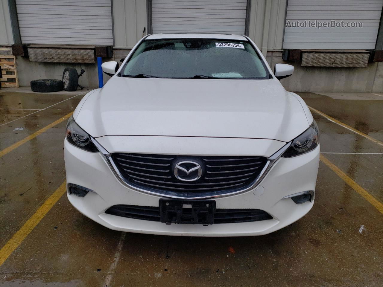 2016 Mazda 6 Grand Touring White vin: JM1GJ1W57G1487108