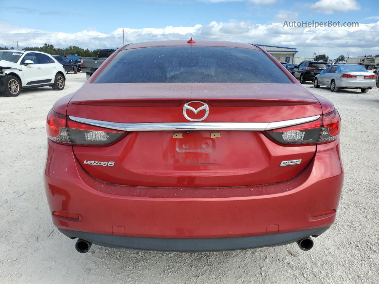 2015 Mazda 6 Grand Touring Red vin: JM1GJ1W58F1204312