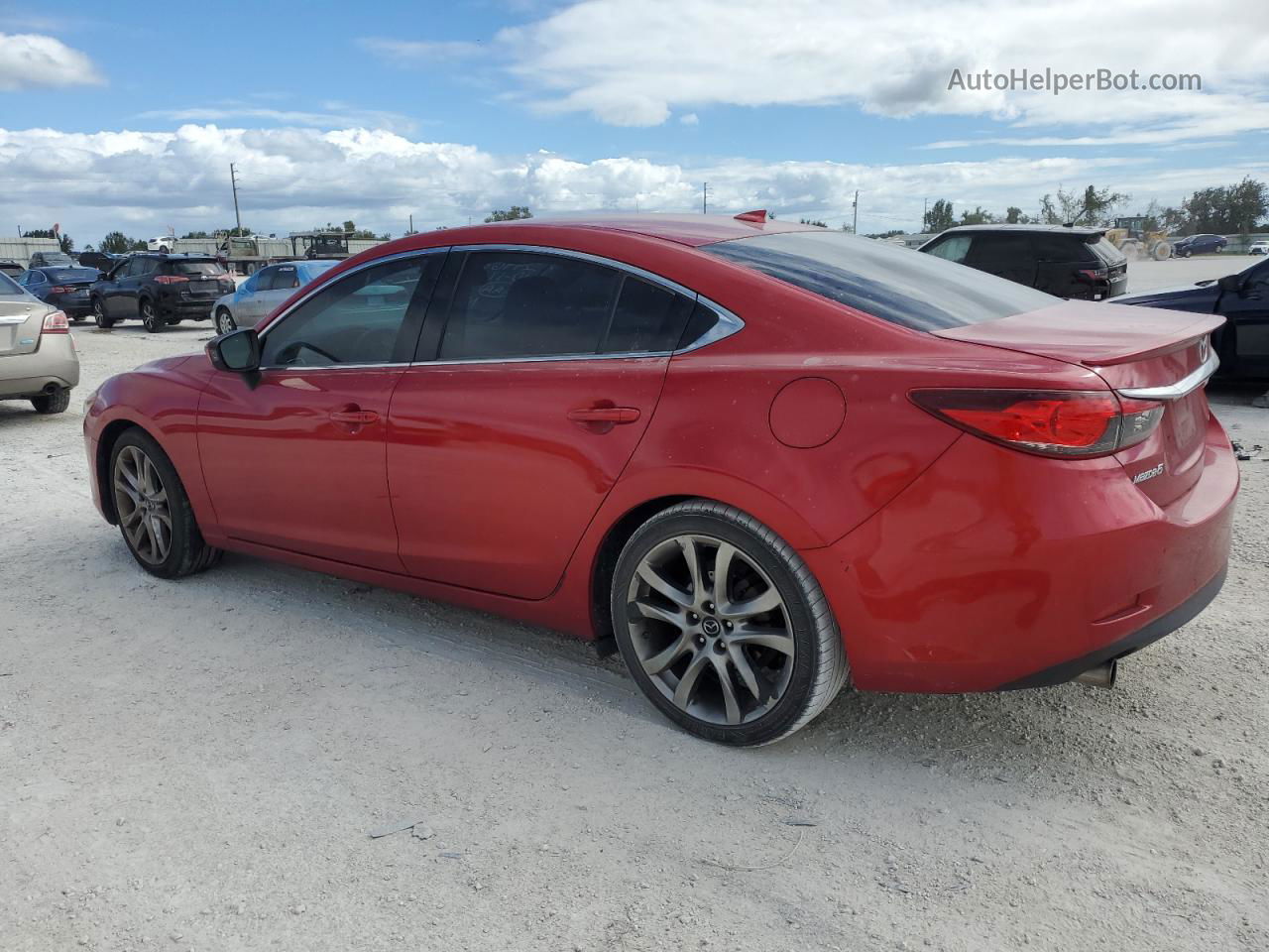 2015 Mazda 6 Grand Touring Red vin: JM1GJ1W58F1204312