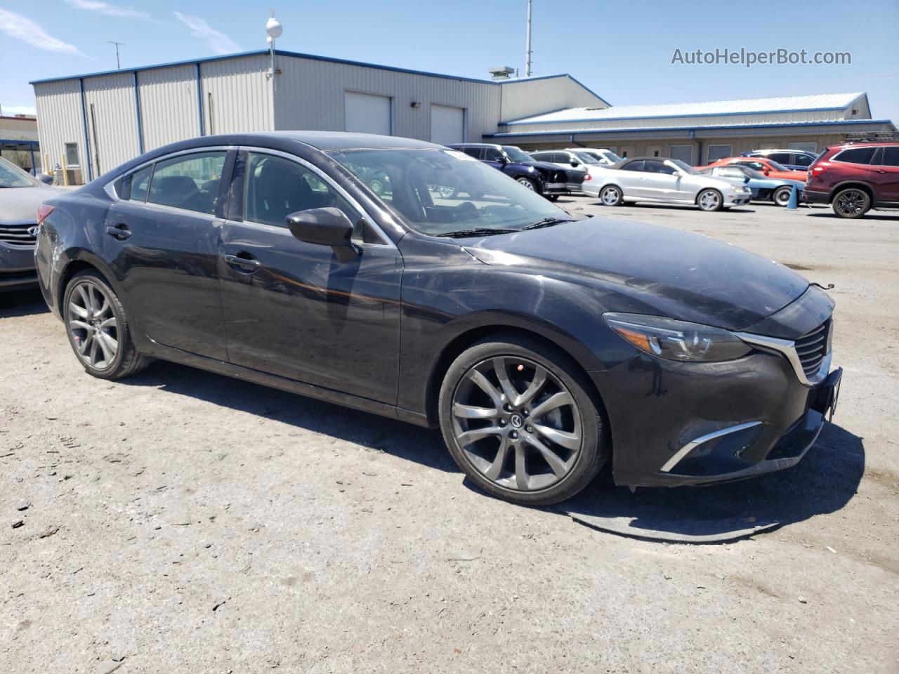 2016 Mazda 6 Grand Touring Черный vin: JM1GJ1W58G1429699