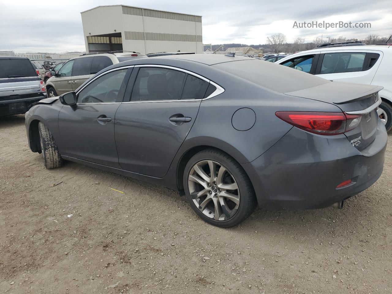 2016 Mazda 6 Grand Touring Gray vin: JM1GJ1W58G1472584