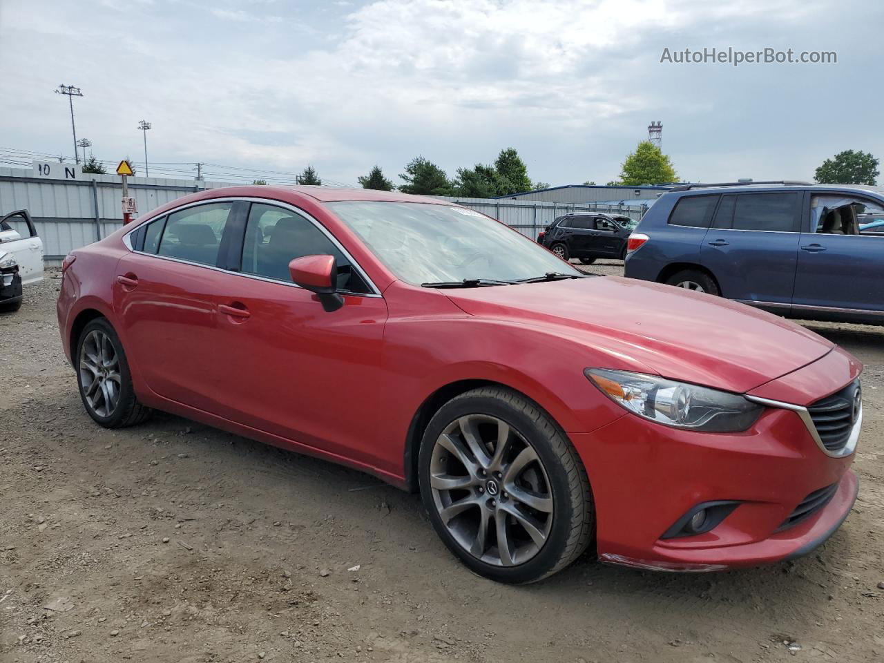 2015 Mazda 6 Grand Touring Red vin: JM1GJ1W59F1188279