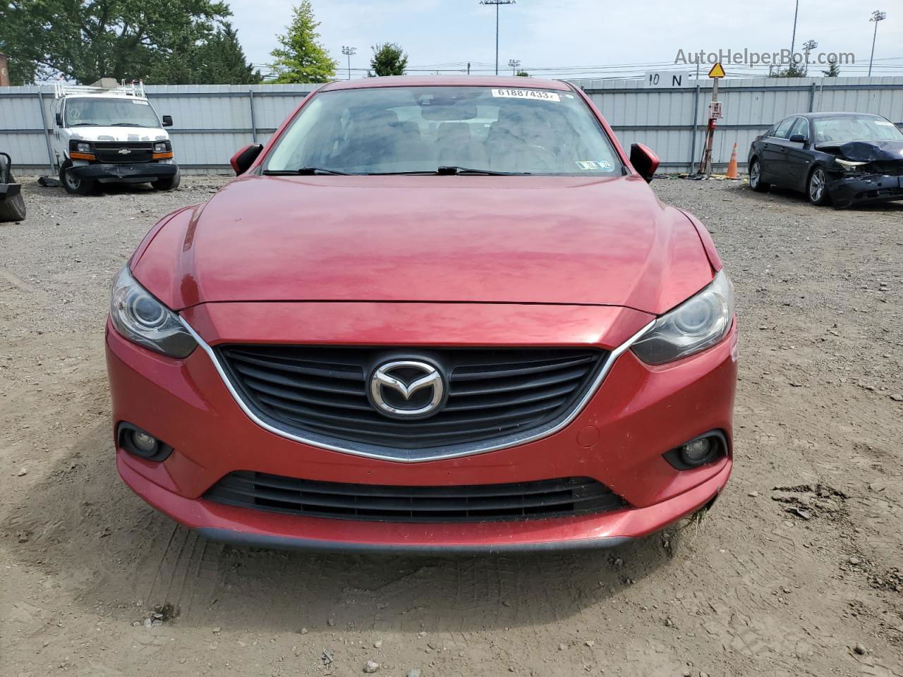 2015 Mazda 6 Grand Touring Red vin: JM1GJ1W59F1188279