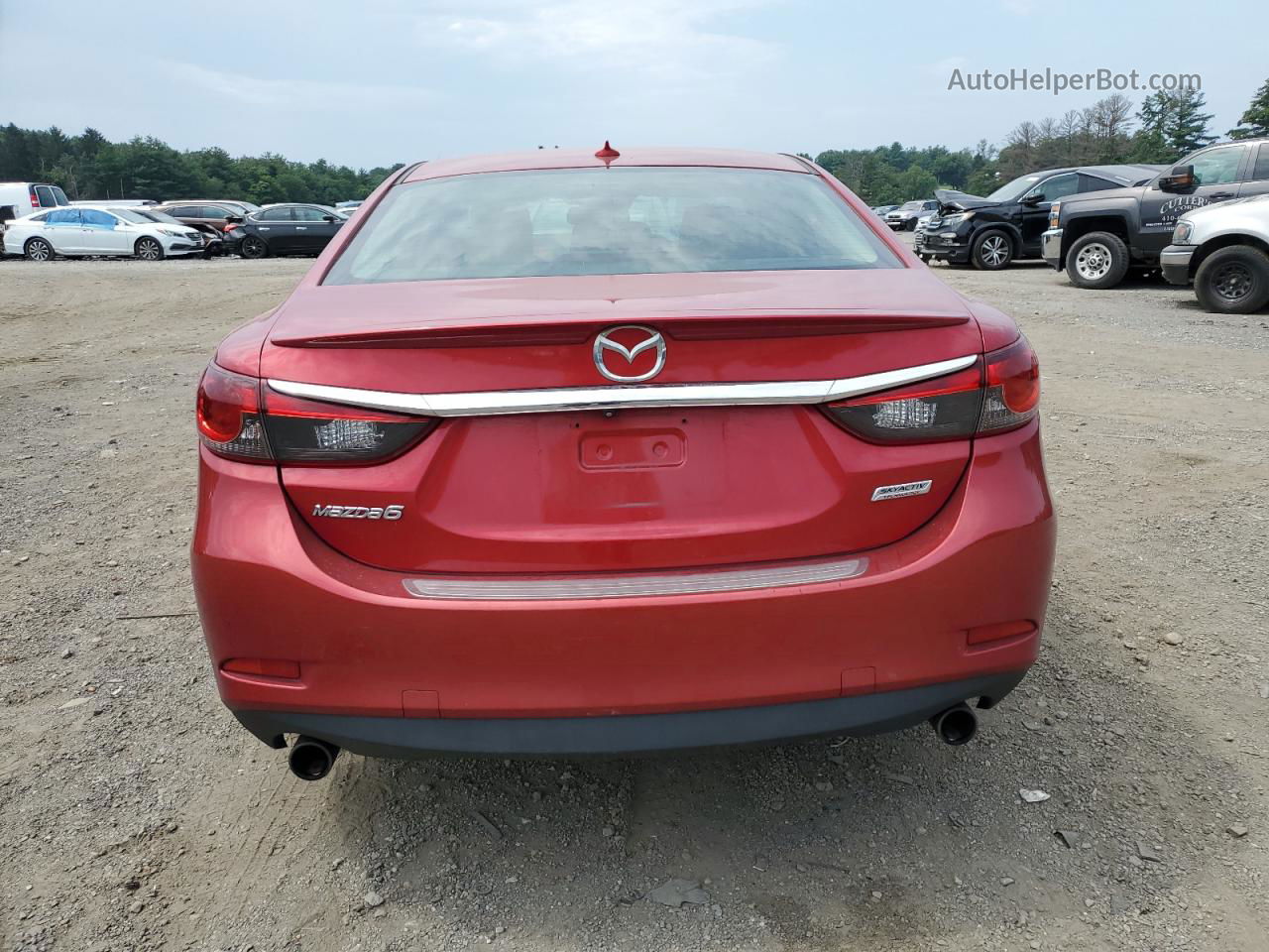 2015 Mazda 6 Grand Touring Red vin: JM1GJ1W59F1188279