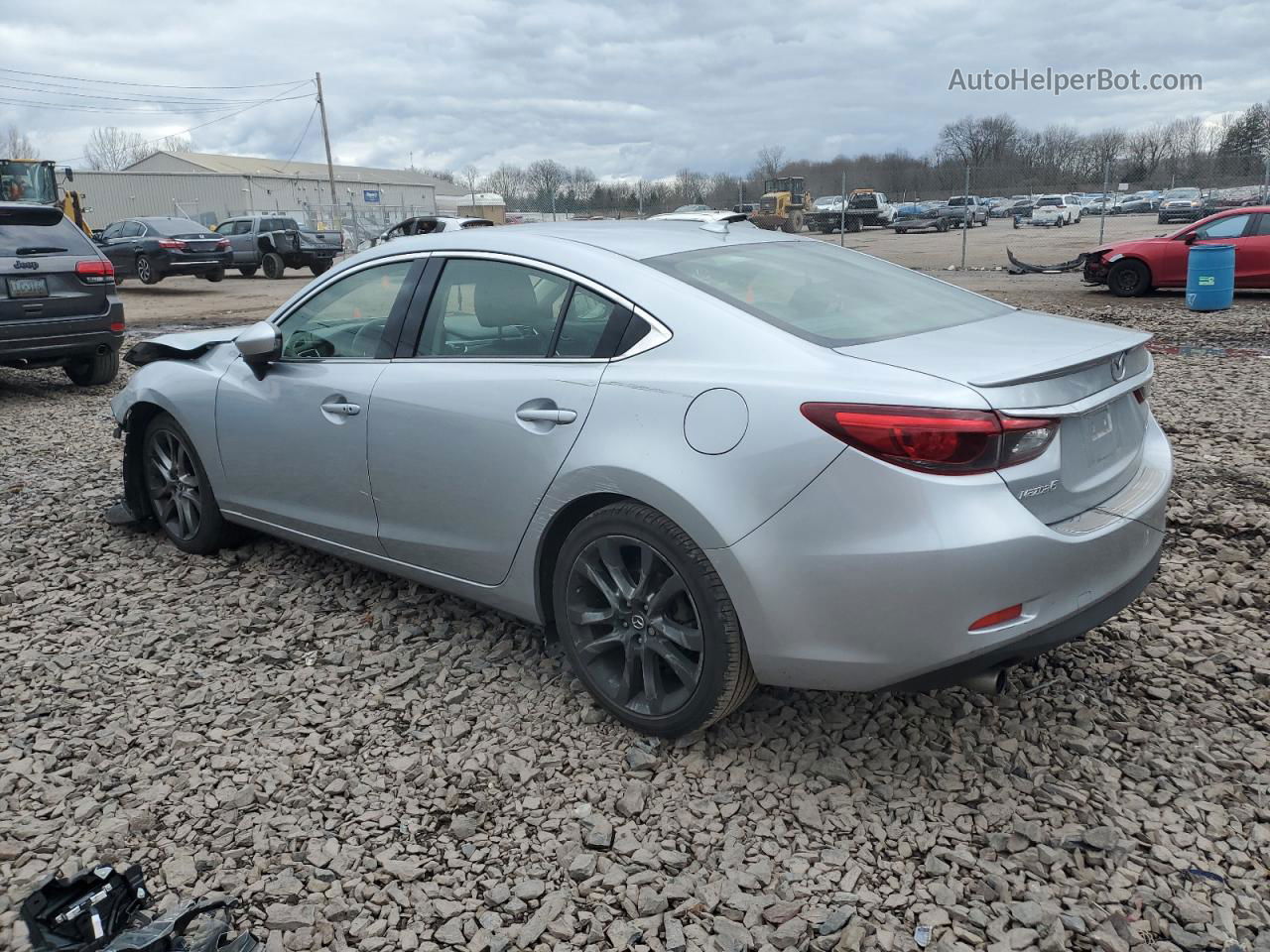 2016 Mazda 6 Grand Touring Silver vin: JM1GJ1W59G1436905