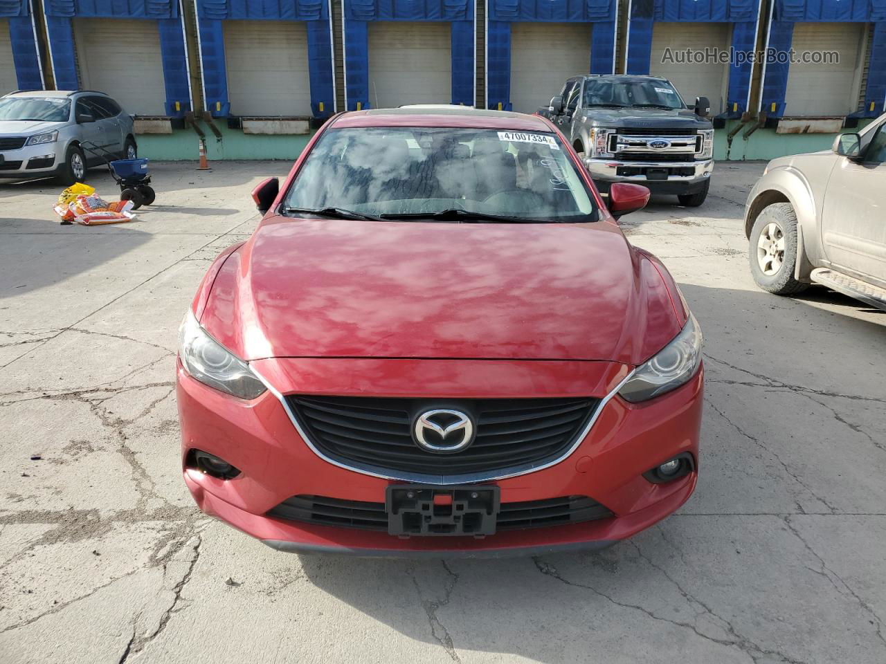 2015 Mazda 6 Grand Touring Red vin: JM1GJ1W5XF1180191