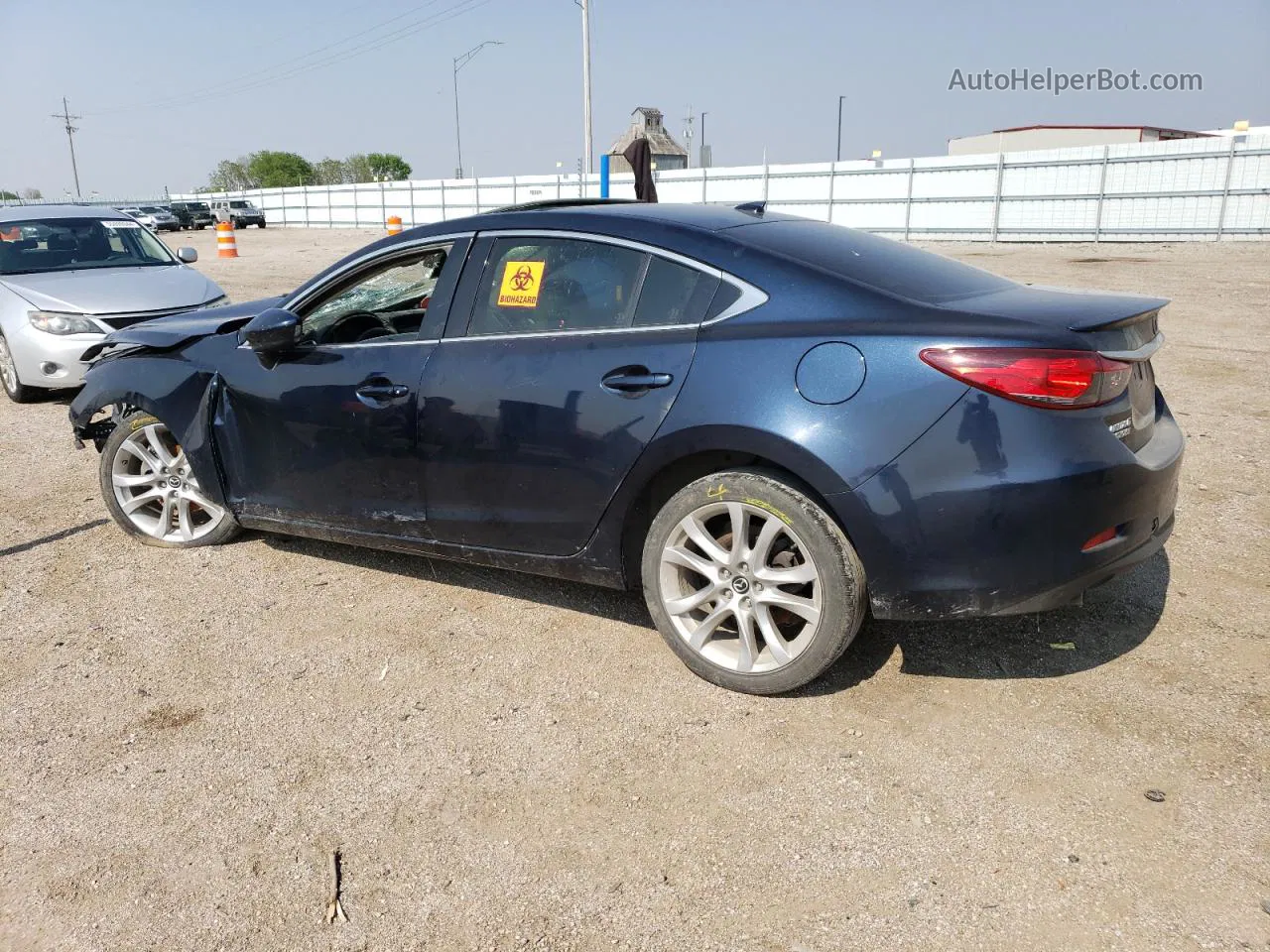 2015 Mazda 6 Grand Touring Синий vin: JM1GJ1W5XF1206286