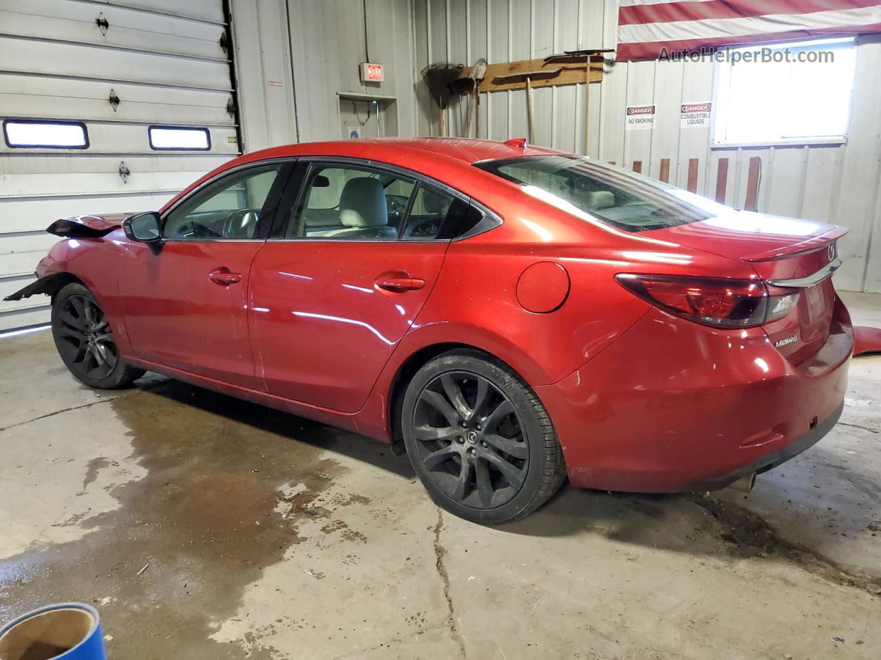 2016 Mazda 6 Grand Touring Red vin: JM1GJ1W5XG1436475