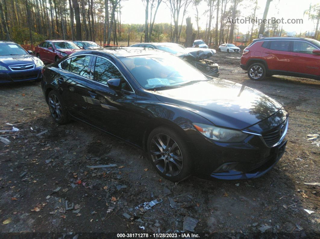 2015 Mazda Mazda6 I Grand Touring Black vin: JM1GJ1W61F1173199