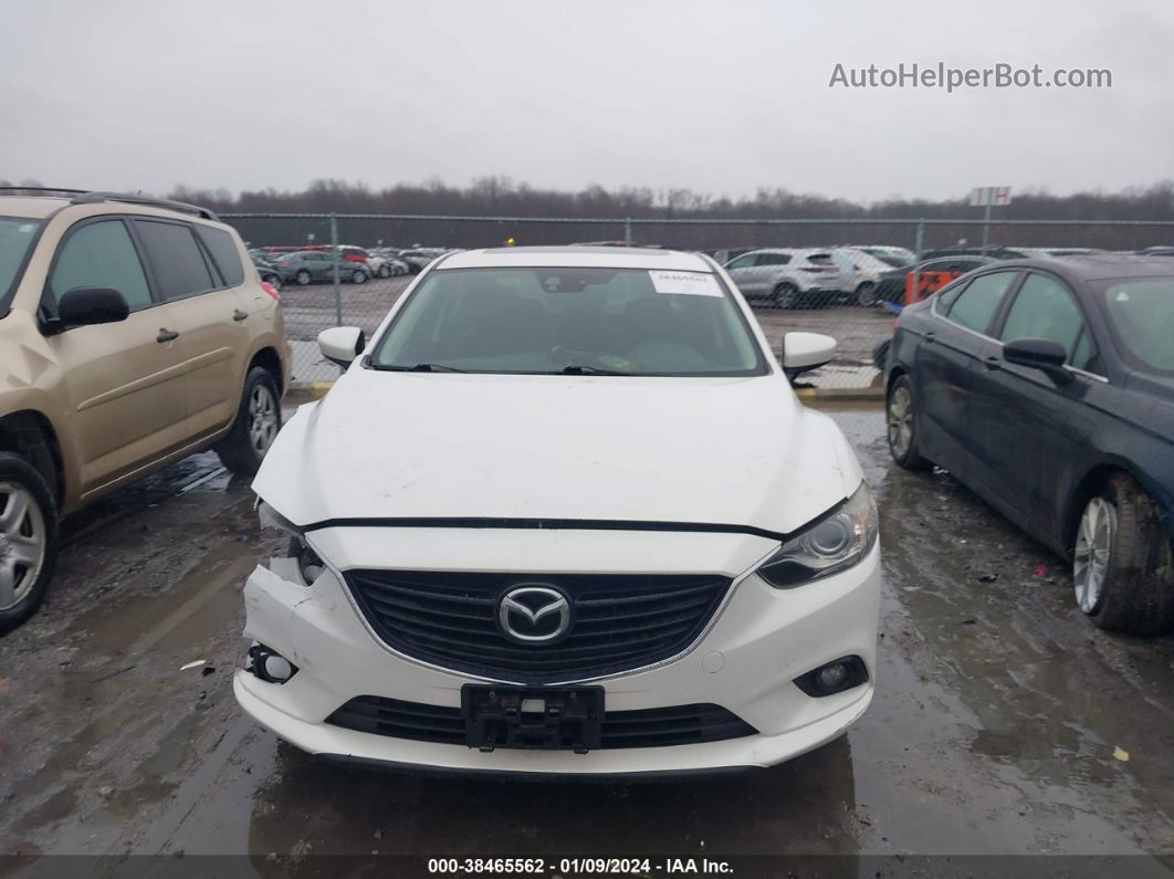 2015 Mazda Mazda6 I Grand Touring White vin: JM1GJ1W61F1176846