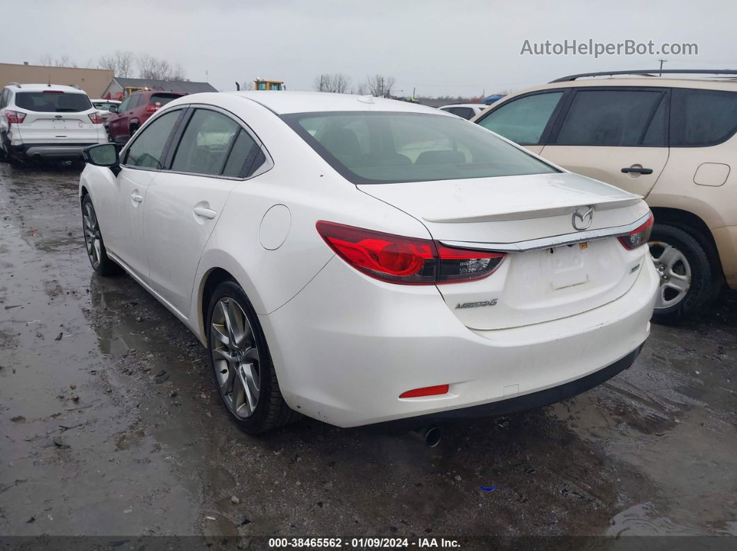 2015 Mazda Mazda6 I Grand Touring White vin: JM1GJ1W61F1176846