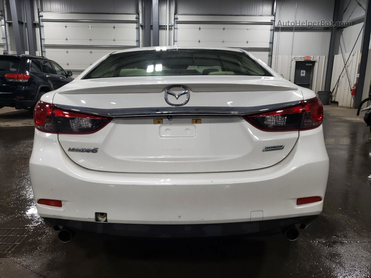 2015 Mazda 6 Grand Touring White vin: JM1GJ1W63F1170949