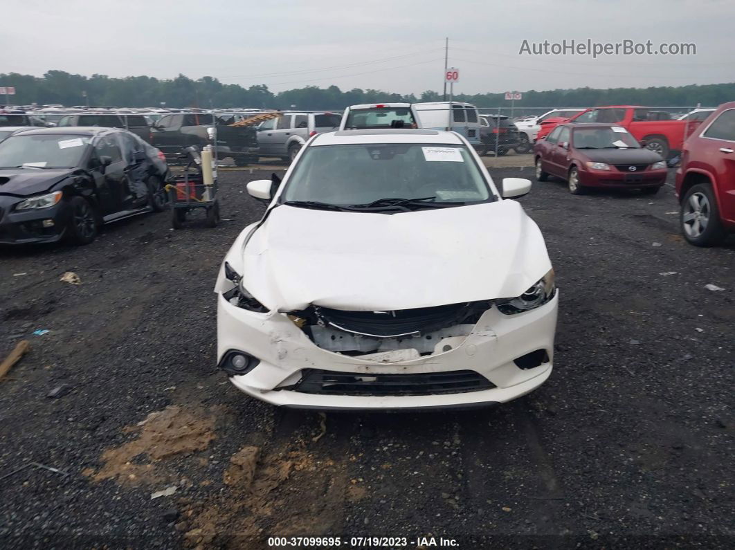 2015 Mazda Mazda6 I Grand Touring White vin: JM1GJ1W63F1171244