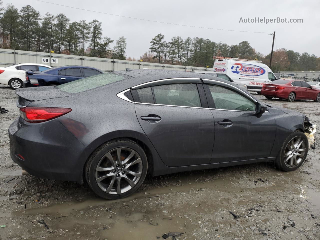 2015 Mazda 6 Grand Touring Gray vin: JM1GJ1W63F1172863