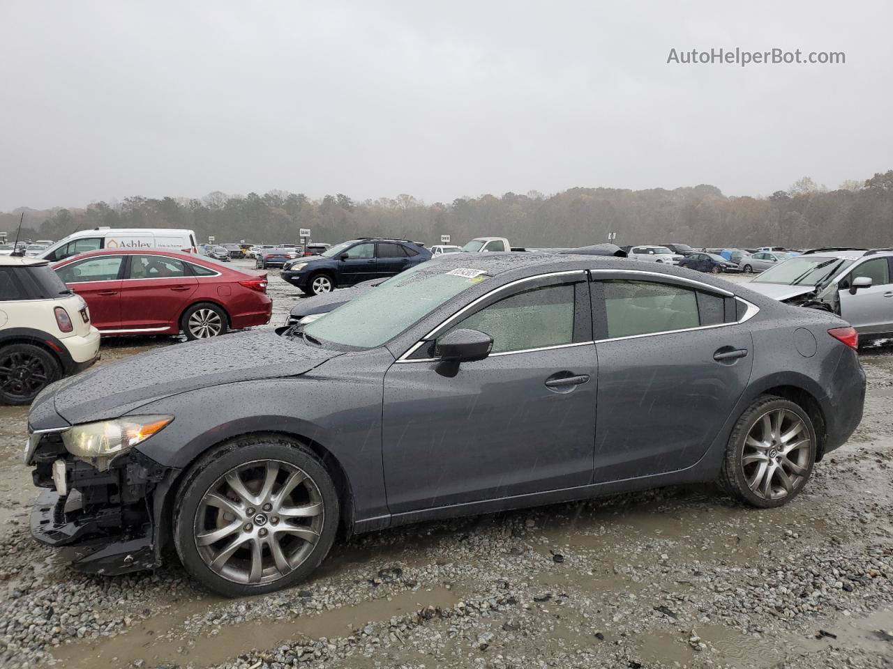 2015 Mazda 6 Grand Touring Gray vin: JM1GJ1W63F1172863