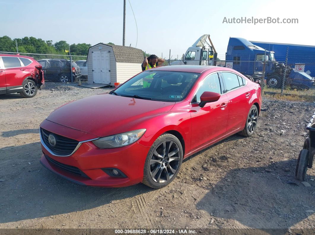 2015 Mazda Mazda6 I Grand Touring Red vin: JM1GJ1W63F1172913