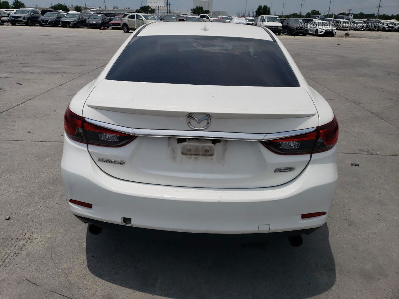 2015 Mazda 6 Grand Touring White vin: JM1GJ1W64F1165713