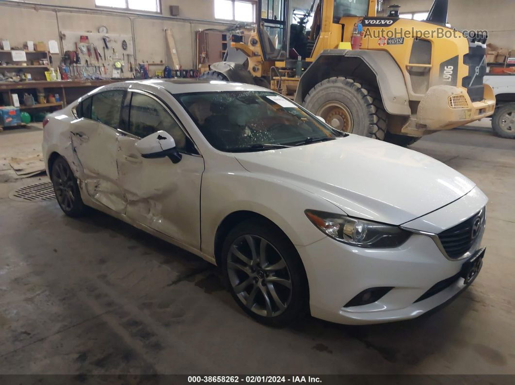 2015 Mazda Mazda6 I Grand Touring White vin: JM1GJ1W66F1165793