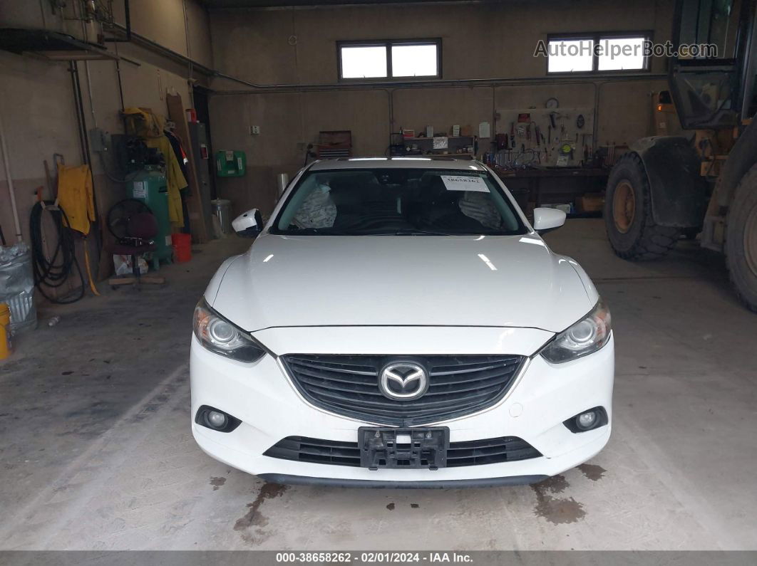 2015 Mazda Mazda6 I Grand Touring White vin: JM1GJ1W66F1165793