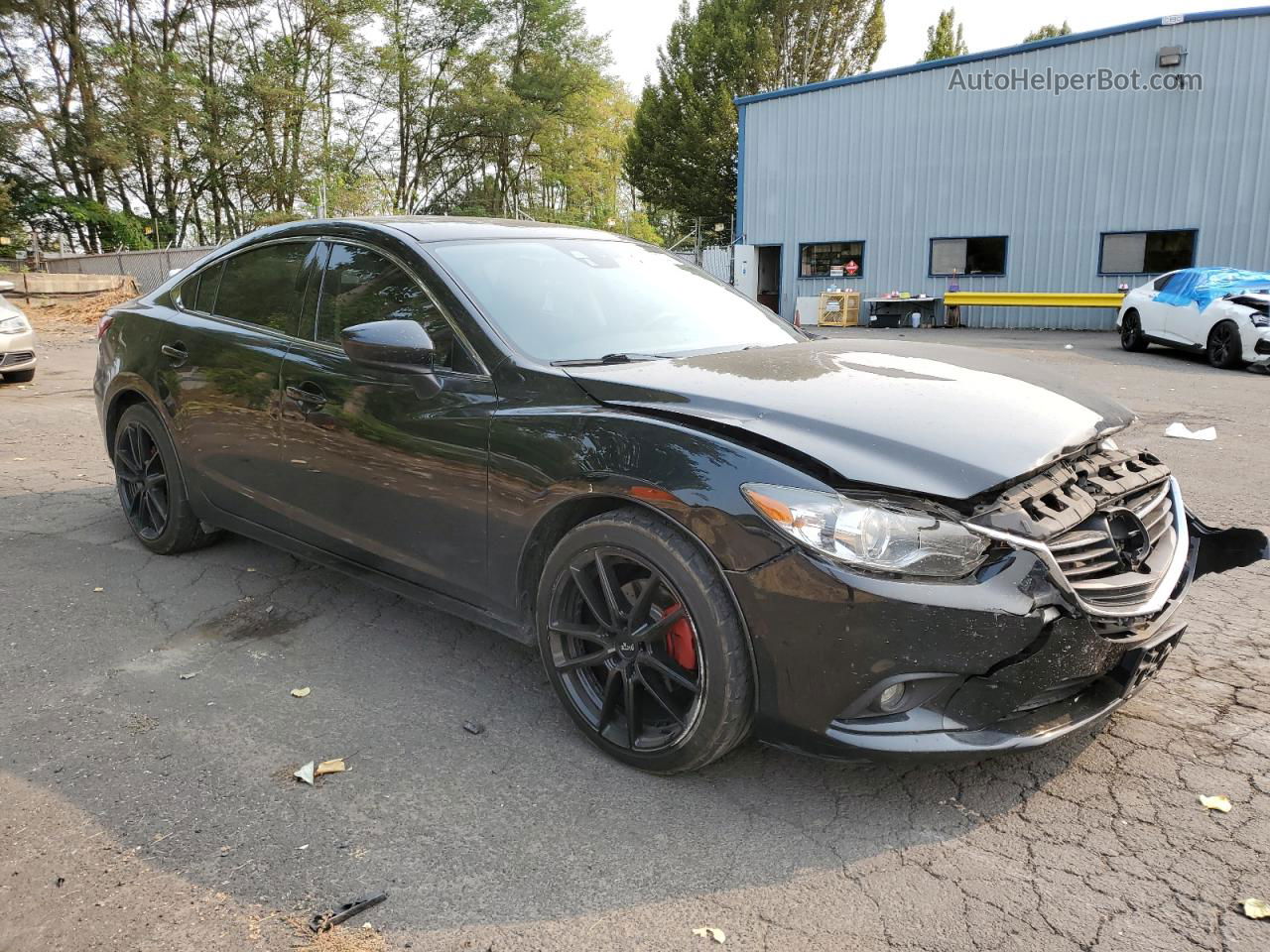 2015 Mazda 6 Grand Touring Black vin: JM1GJ1W66F1170394