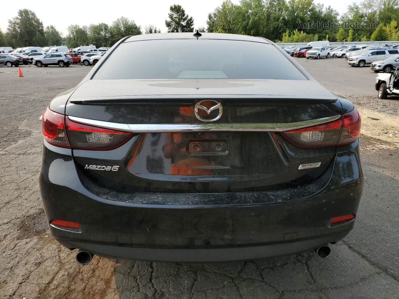 2015 Mazda 6 Grand Touring Black vin: JM1GJ1W66F1170394