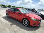 2015 Mazda 6 Grand Touring Red vin: JM1GJ1W66F1171139