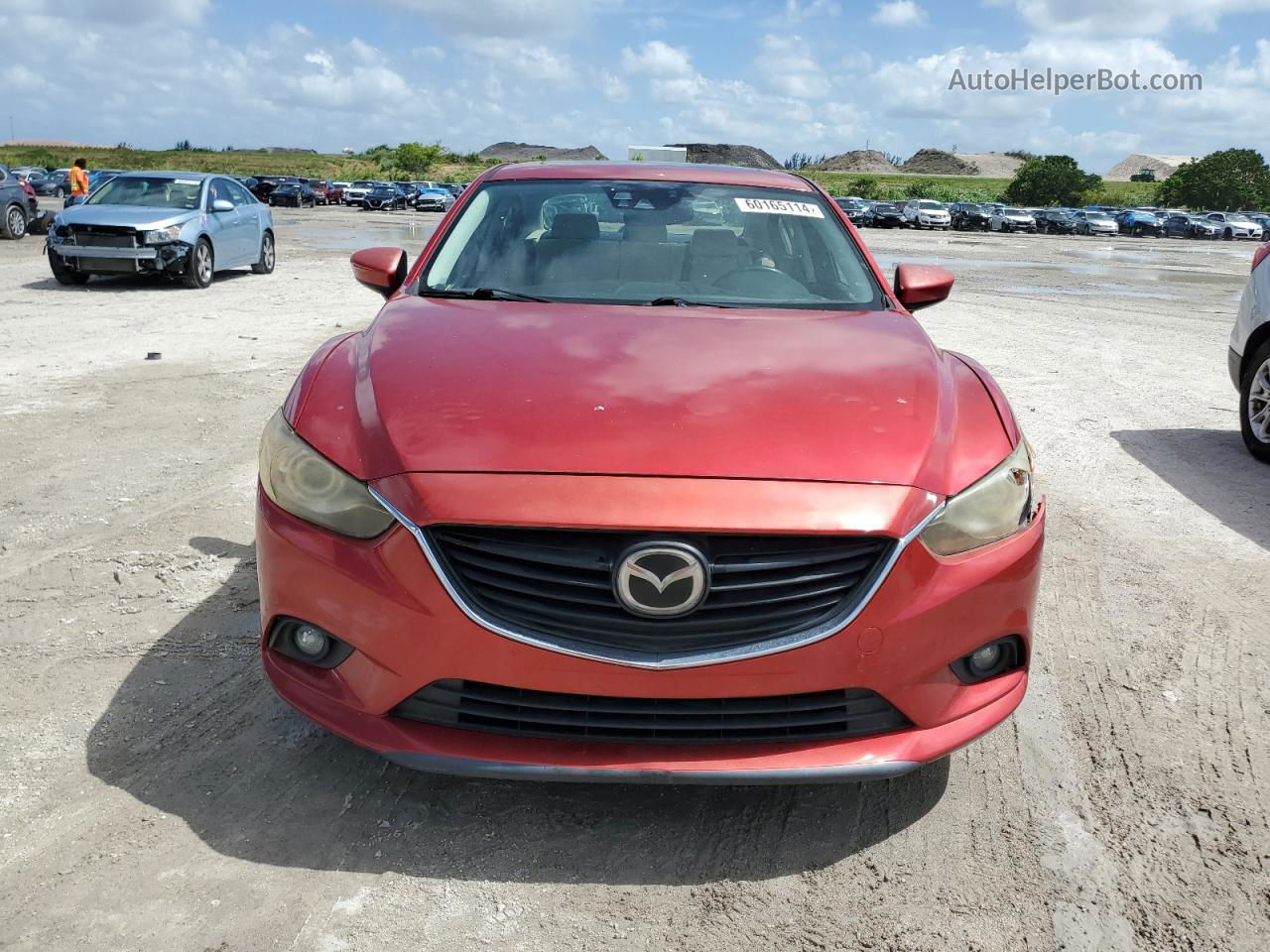 2015 Mazda 6 Grand Touring Red vin: JM1GJ1W66F1171139