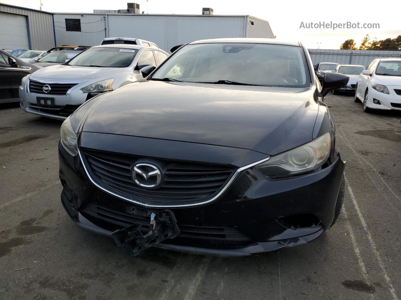 2015 Mazda 6 Grand Touring Black vin: JM1GJ1W67F1170047