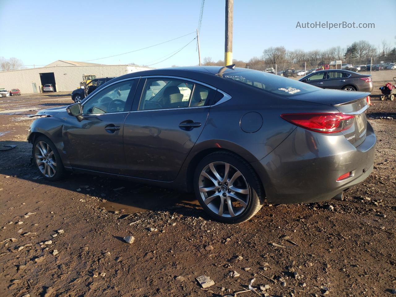 2015 Mazda 6 Grand Touring Charcoal vin: JM1GJ1W67F1170159