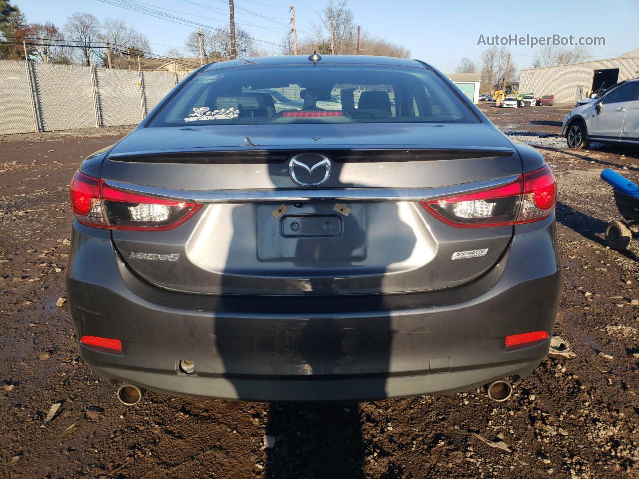 2015 Mazda 6 Grand Touring Charcoal vin: JM1GJ1W67F1170159