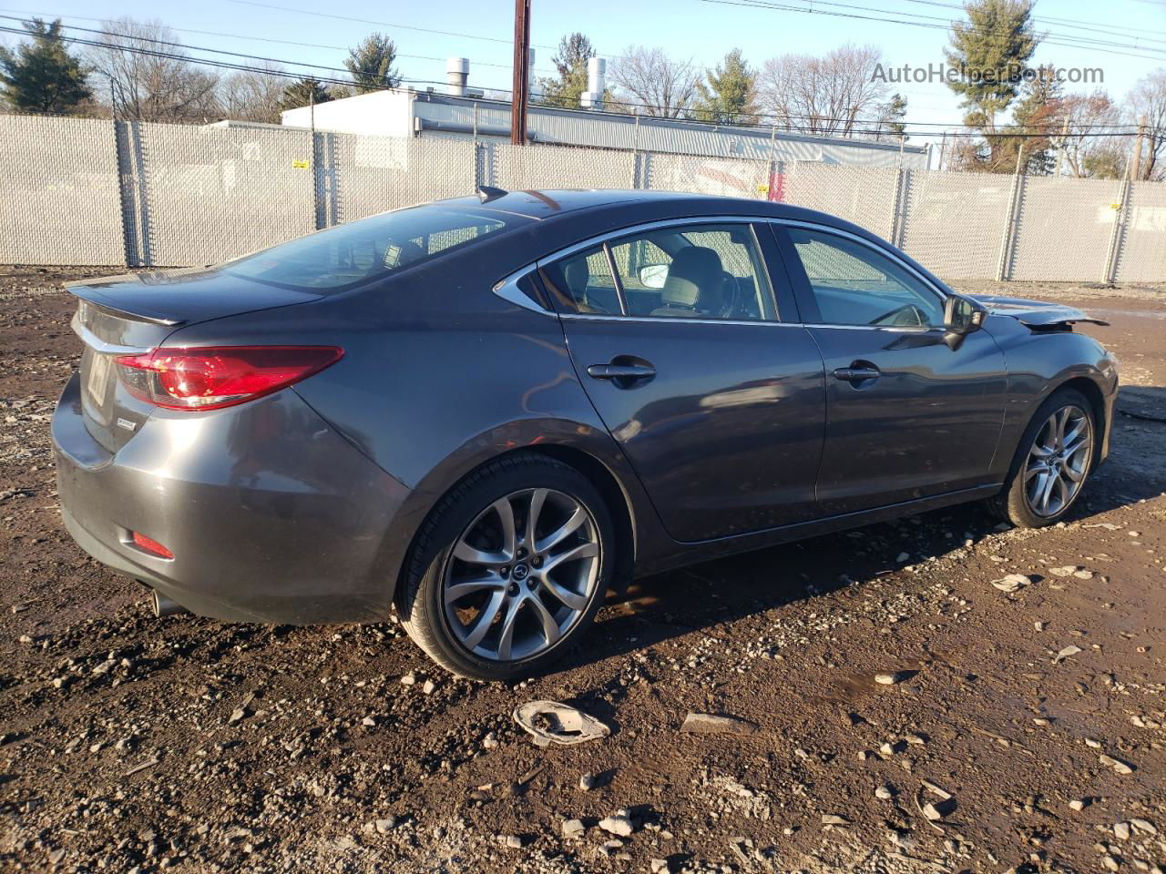 2015 Mazda 6 Grand Touring Charcoal vin: JM1GJ1W67F1170159