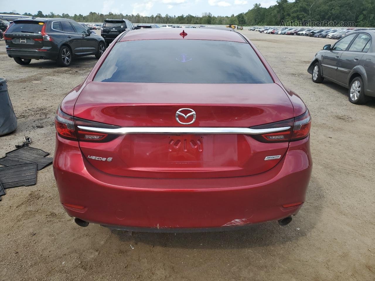 2018 Mazda 6 Grand Touring Красный vin: JM1GL1TY0J1332478